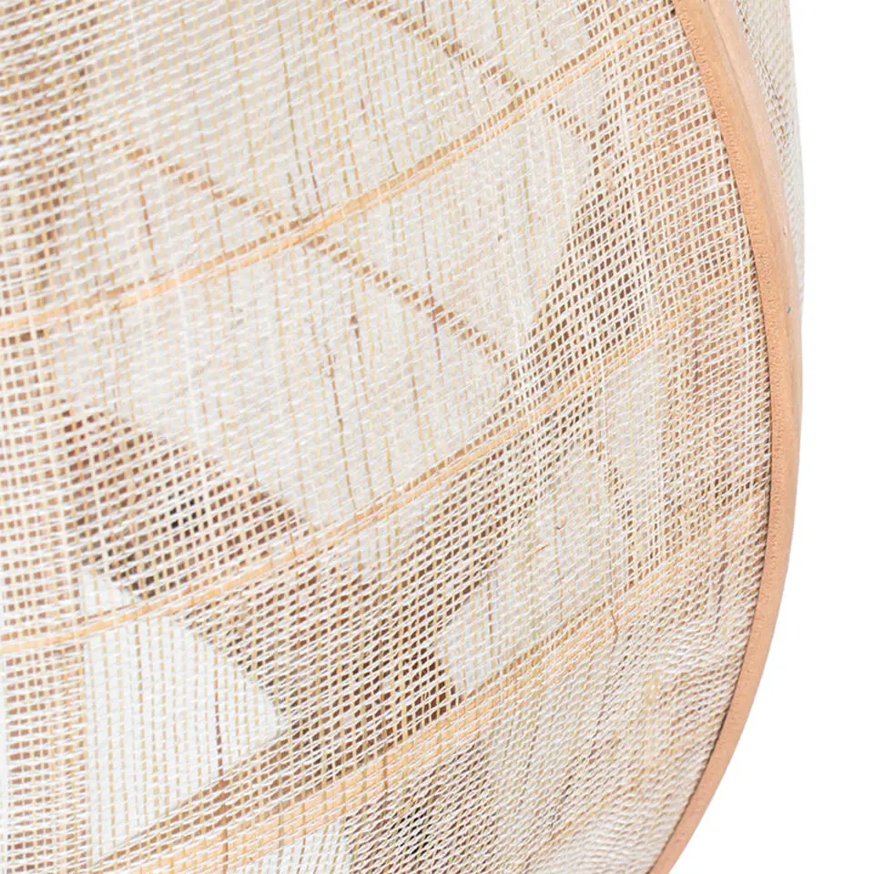 Qazqa hanglampen pascal bruin e27