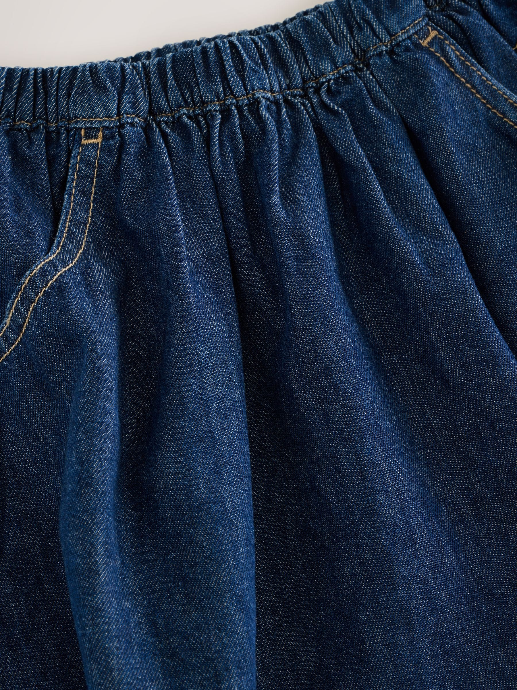 Donkere wassing - Denim rok (3 mnd-7 jr)