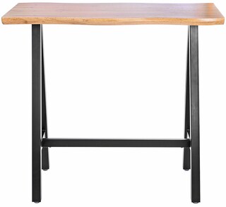 Bartisch Kenai Braun/Schwarz Metall 120x108x57 cm