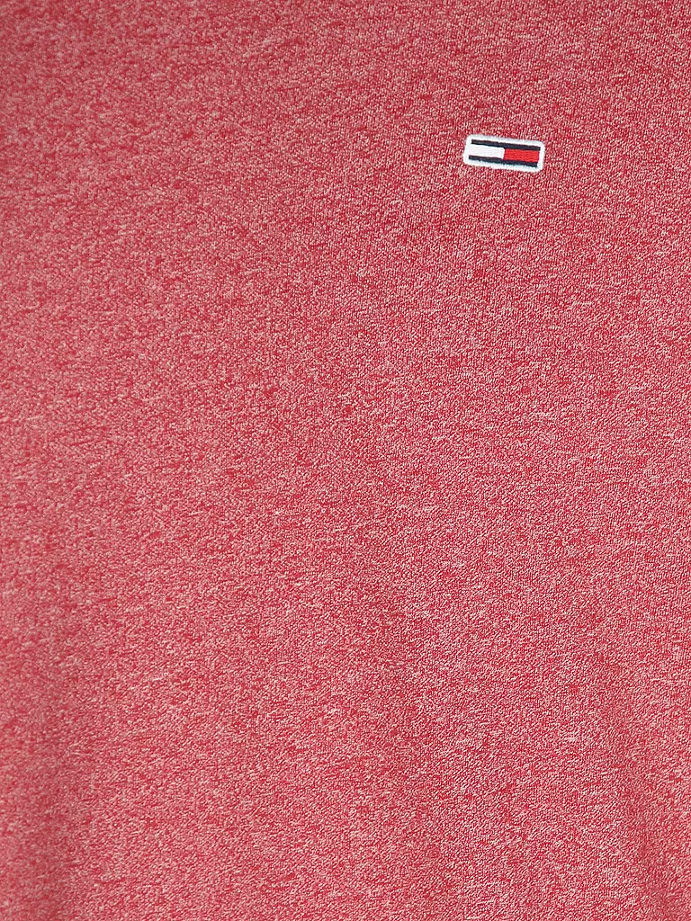 TOMMY JEANS T-Shirt dunkelrot