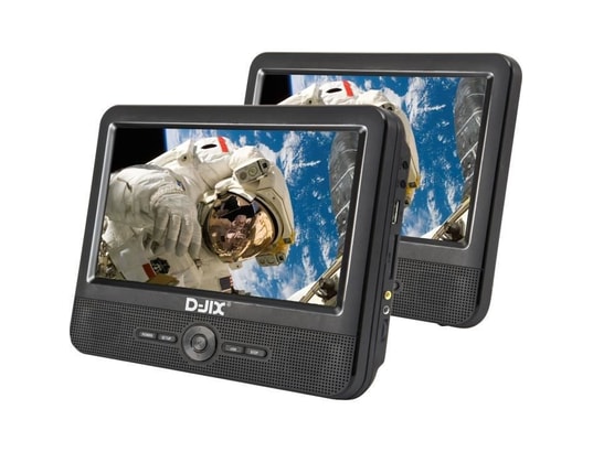 DJIX - Lecteur dvd portable pvs906-50sm 9 - double ecran - autonomi...