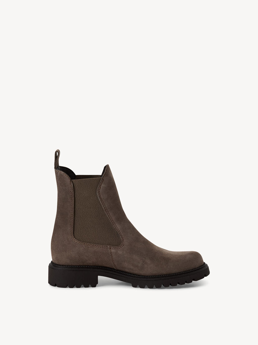 Leren Chelseaboot - beige