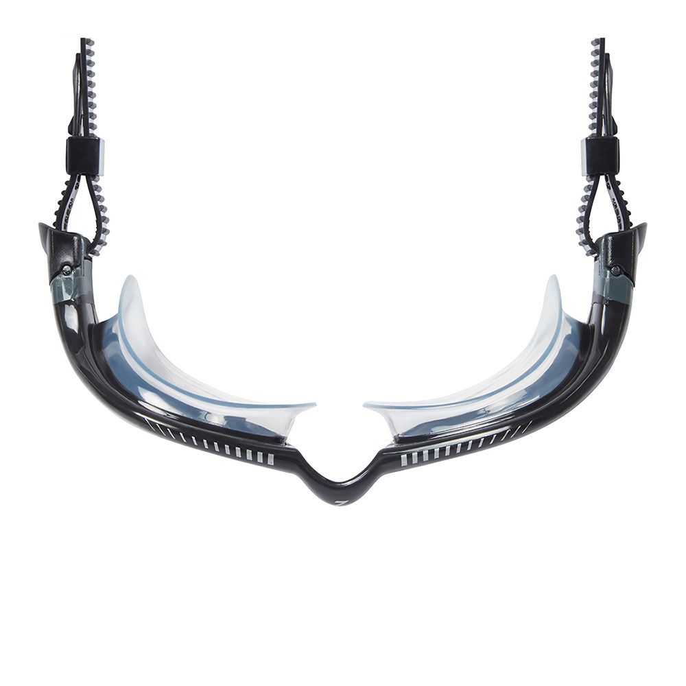 Zoggs TIGER LSR+ LIQUID SKIN RACE MIRROR - Lunettes de natation black grey/mirrored red