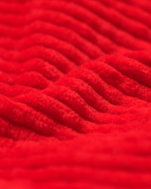 combinaison femme Lena en velours côtelé rouge