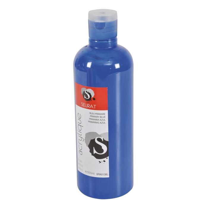 PEINTURE ACRYLIQUE 500ML BLEU PRIMAIRE