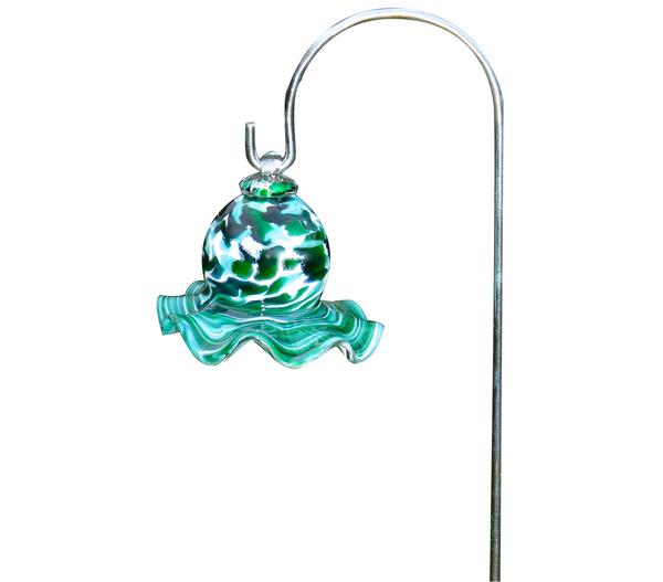 MP Glaszauber Glas-Miniglocke mit Stab, ca.