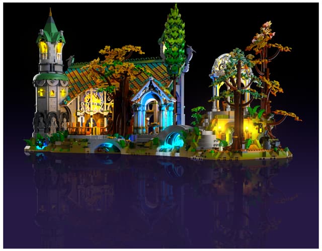 Light My Bricks™ LotR Rivendell lyskit