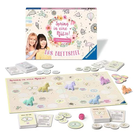 Ravensburger Spring in eine Pfütze Das Brettspiel für Beste Freundinnen