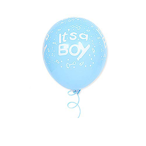 (100er Set) Ø30cm Baby Shower Latex Ballons Party Deko Gender Reveal Luftballons - It's a Boy