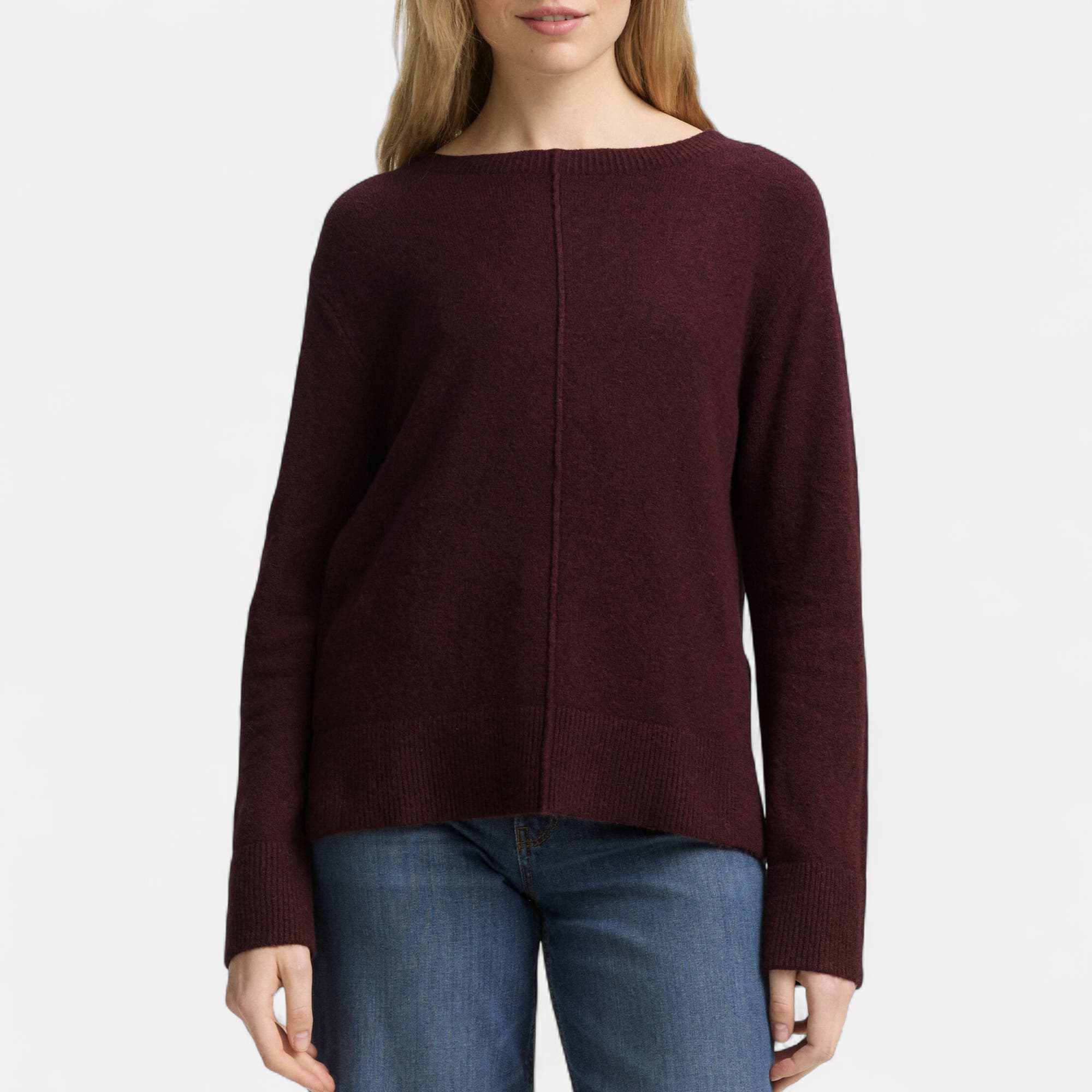 Pull Femme bordeaux