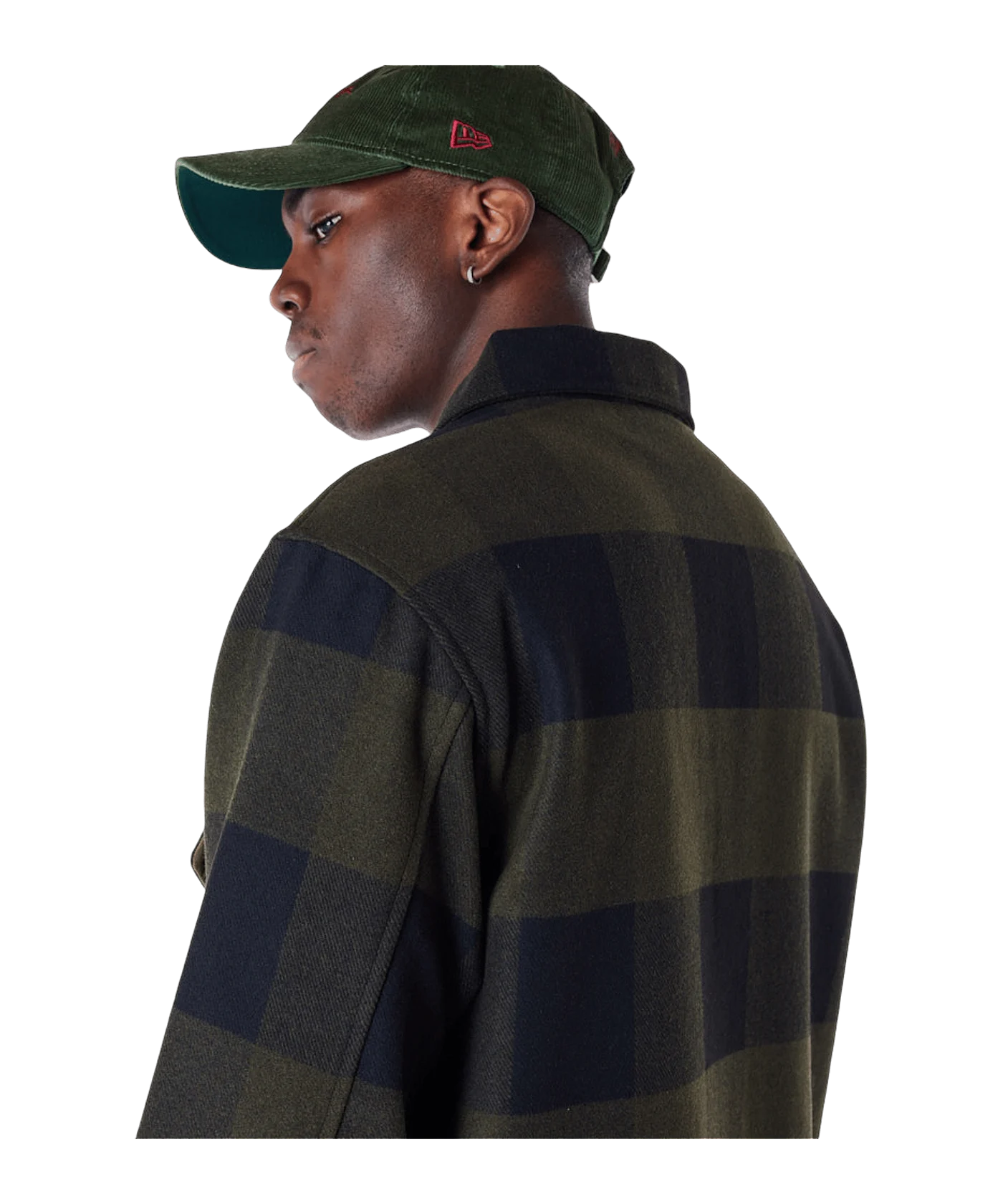 New Era Ne Branded Plaid Trainingsjacke Grün