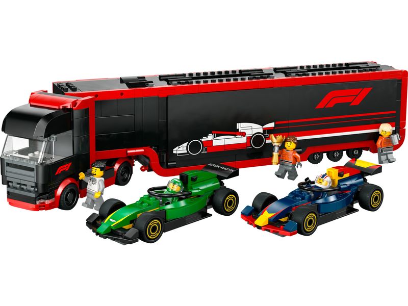 LEGO® City Project Alicia 60445 Konstruktions-Spielset mit F1 Autotransporter