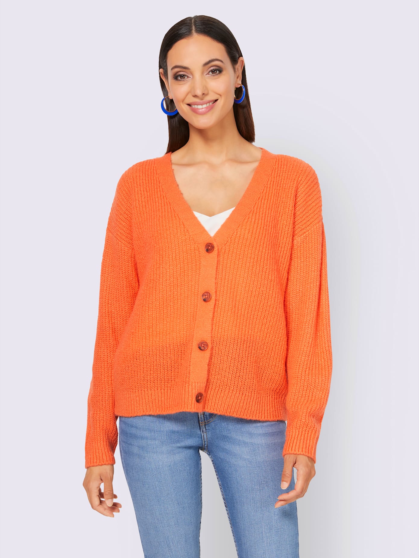 Veste en tricot facile à assortir pour la mi-saison