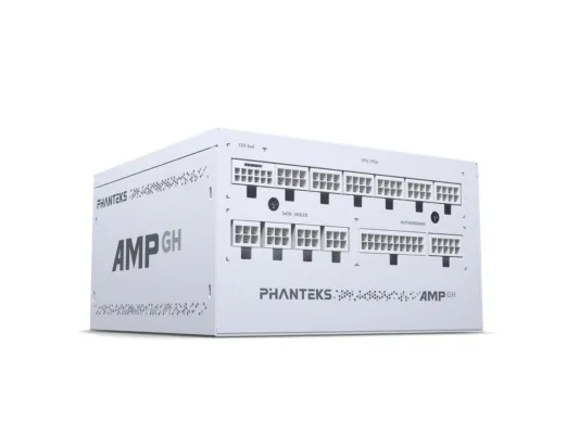 PHANTEKS AMP GH 1000W 80 PLUS Platinum-strømforsyning, PCIe 5.1, ATX 3.1 - 1000 Watt, hvid