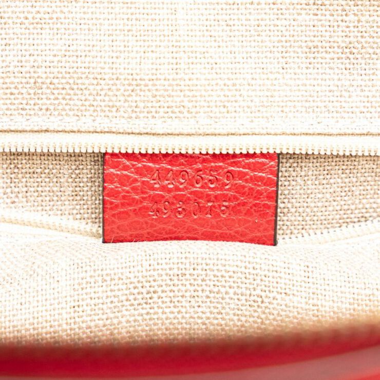 Gucci Vintage Gucci Handbag Red
