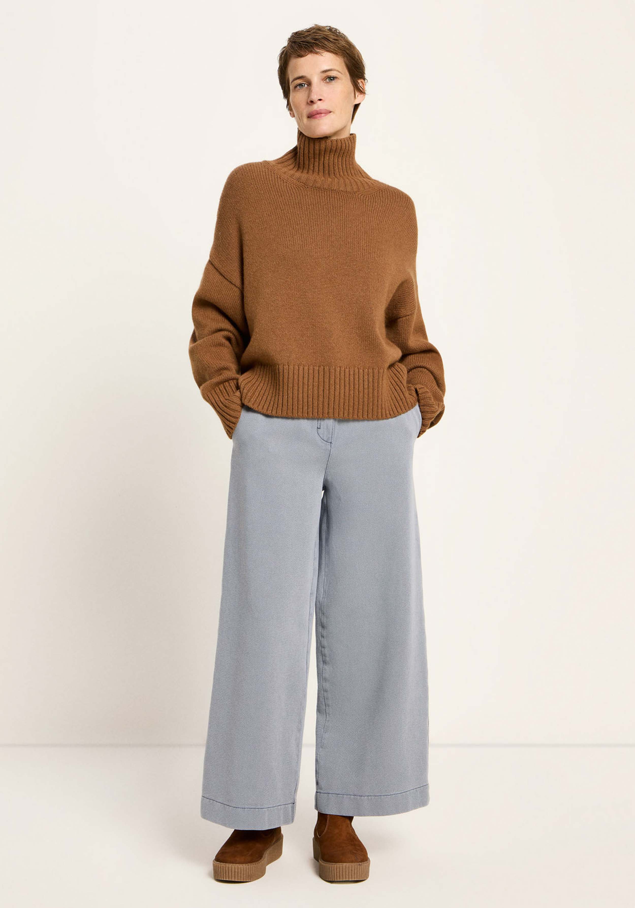 Lanius Oversized Pullover Brown