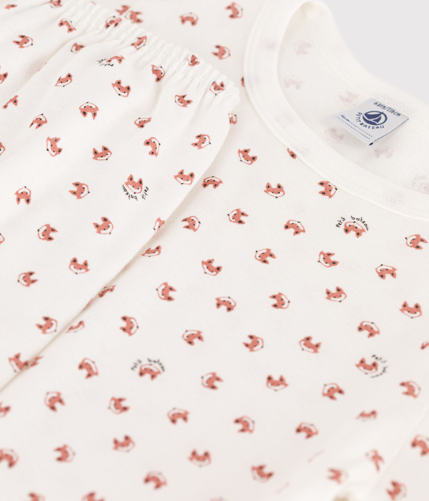 Pyjama renard petite fille/petit garçon en coton