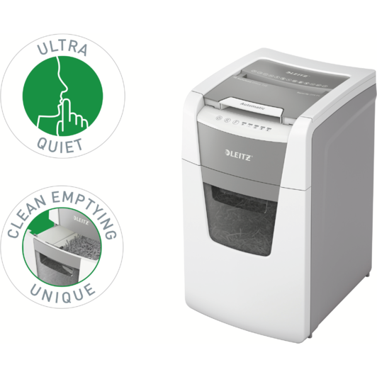 Destructeur Leitz IQ Auto+ Office 150 P4 - coupe croisée