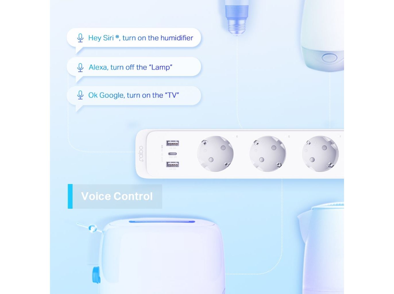 TOMADA SMART TP-LINK TAPO P300 BRANCA