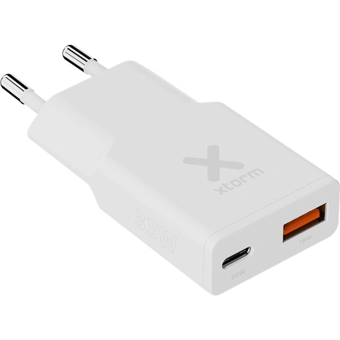 Xtorm XG2SL033 chargeur d'appareils mobiles Smartphone, Smartwatch, Tablette Blanc Secteur Charge rapide Intérieure