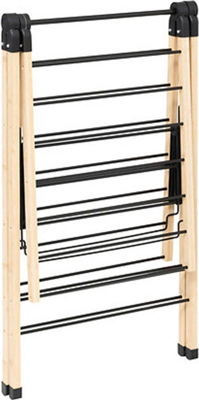 Five - Wasrek - Zwart - Bamboe - 95 x 137 cm - Staand/Inklapbaar