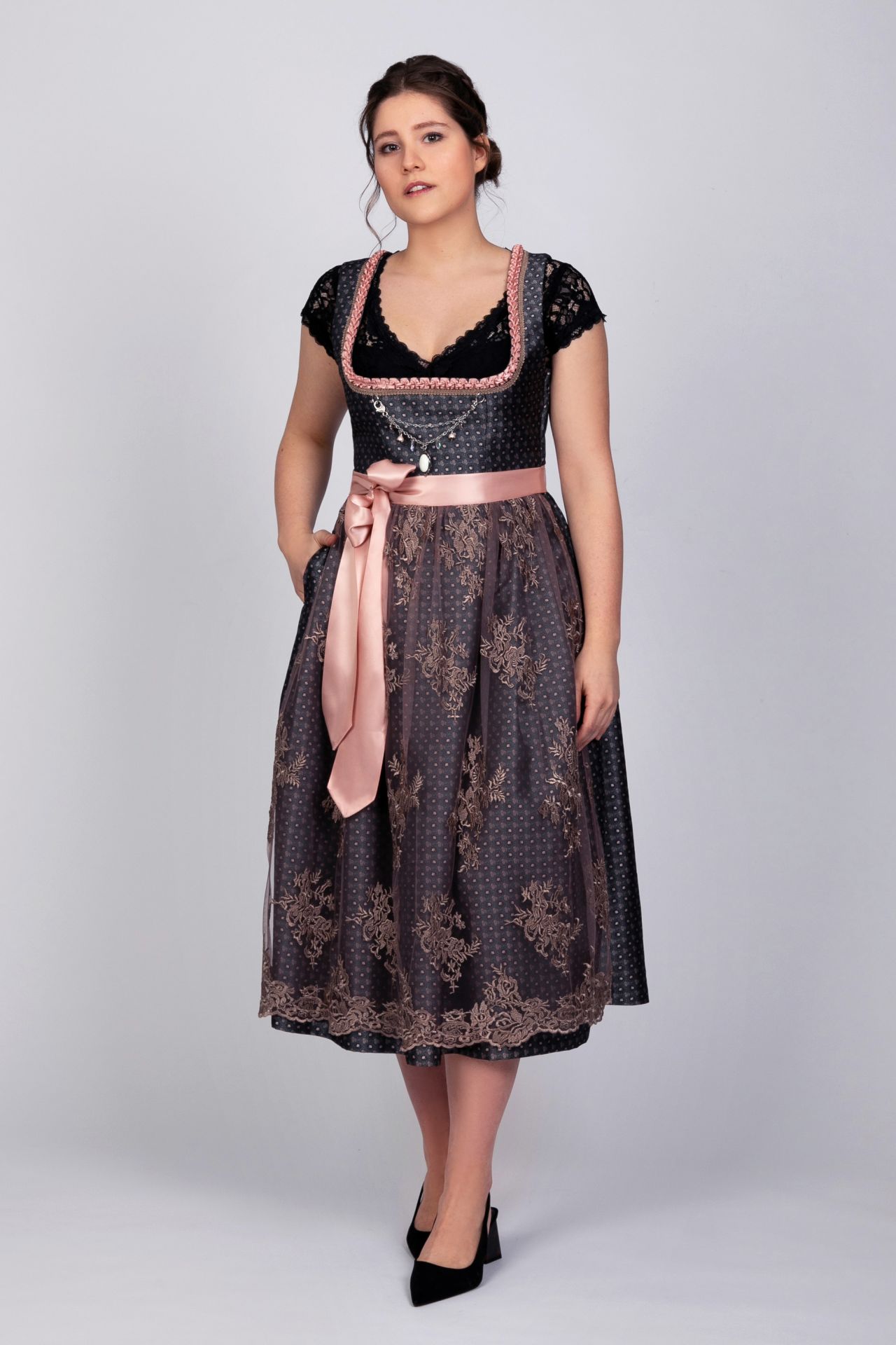 Langes Dirndl 2-teilig Béatrice