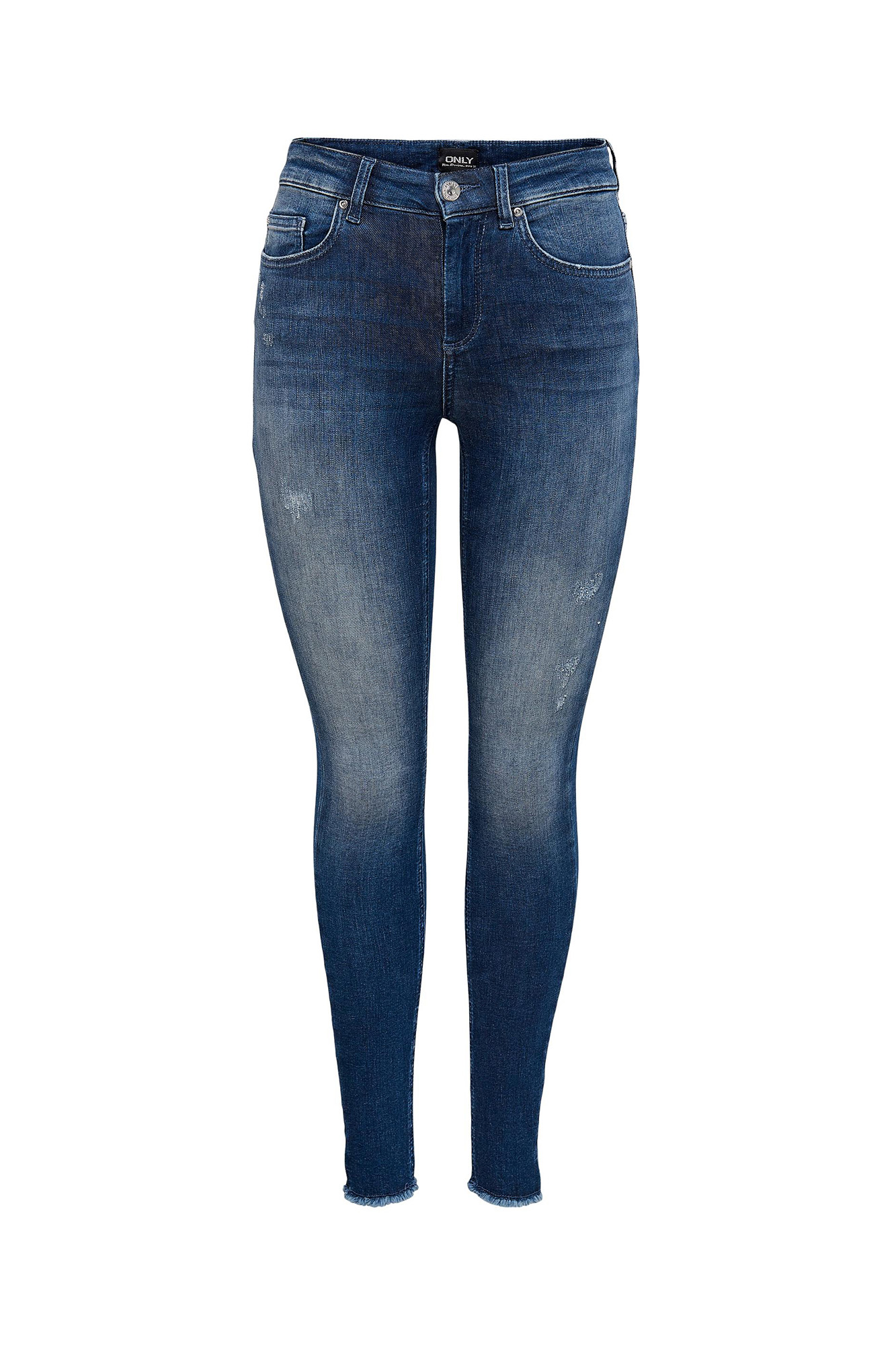 Calça jeans skinny de cintura alta