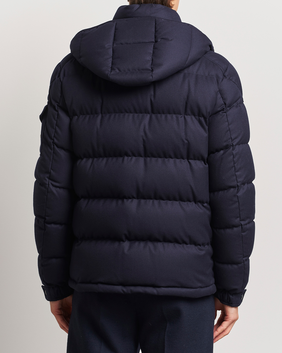 Moncler Montgenevre Flannel Down Jacket Navy