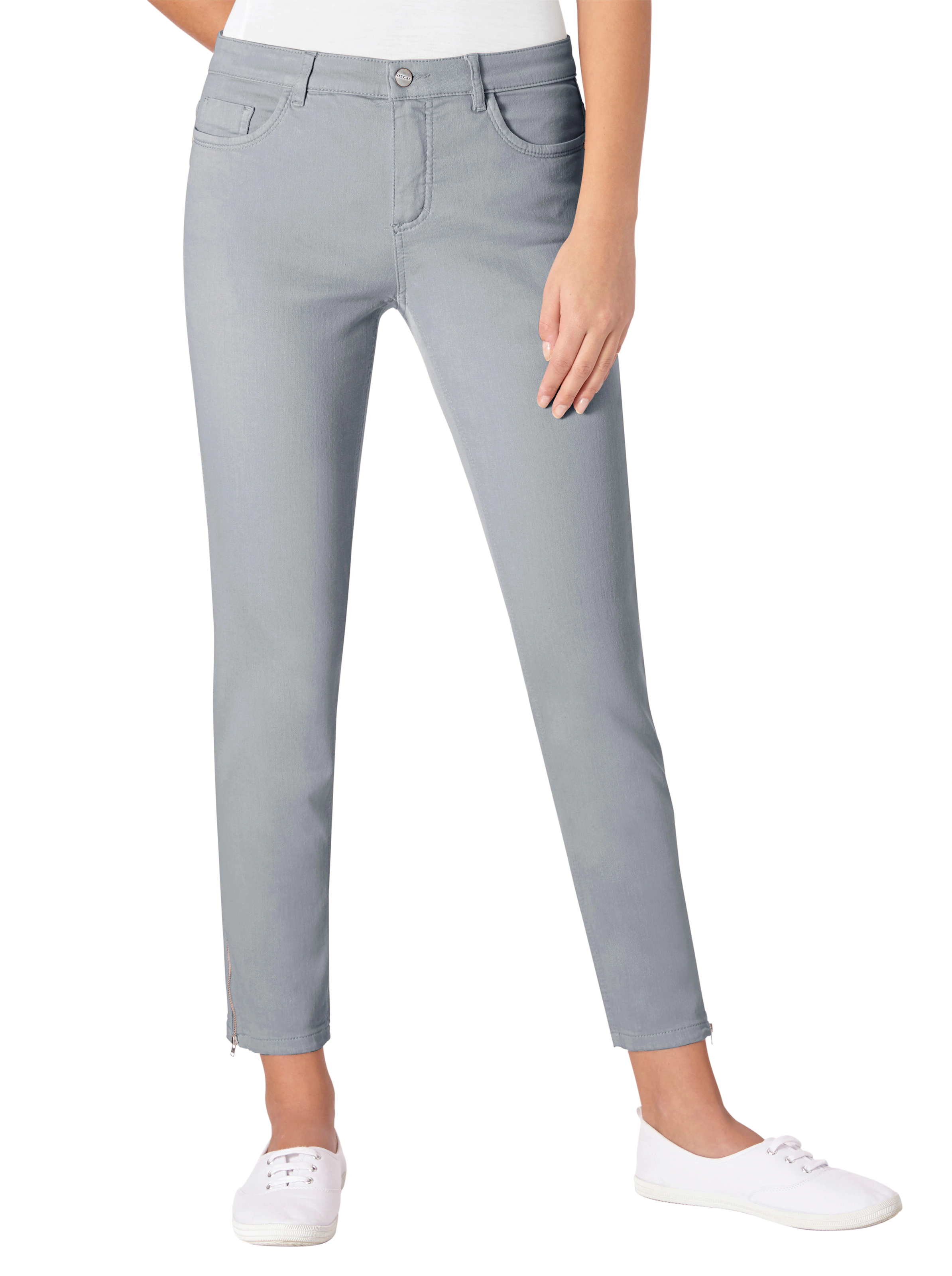 Ascari Stretch-Jeans in grau