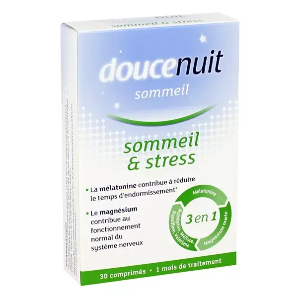 Douce Nuit Sommeil et Stress 30 comprimés