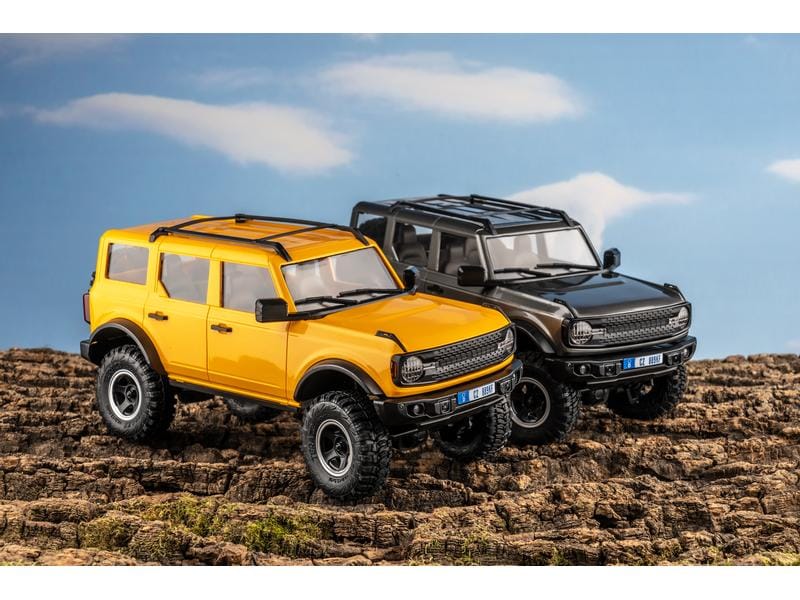EazyRC Scale Crawler Bronx, Gelb 1:18, RTR 4x4 Mini Rockcrawler im Massstab 1:18