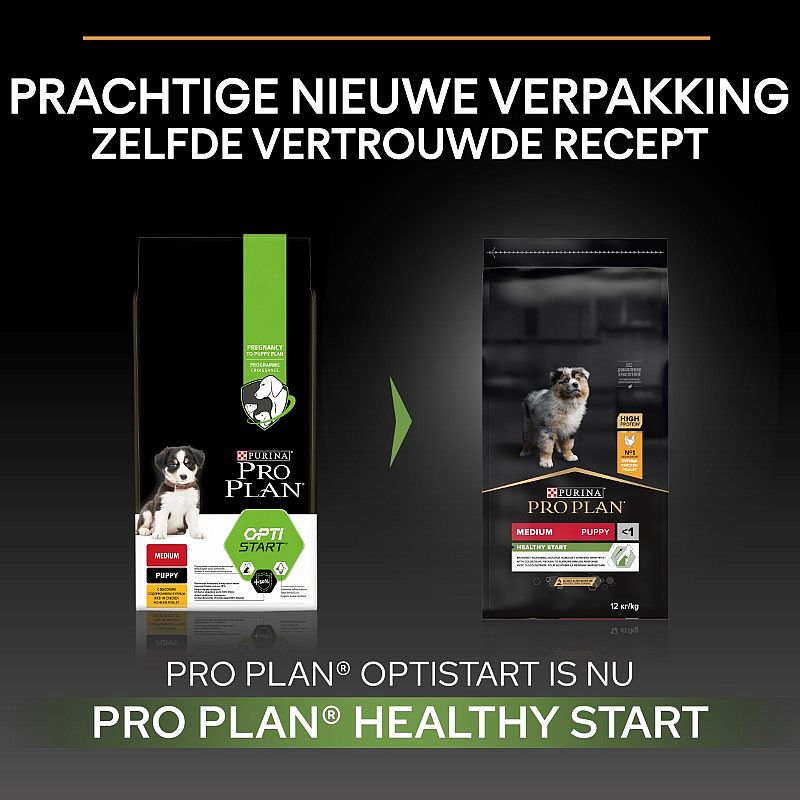 Purina Pro Plan Medium Puppy Healthy Start Kip Hondenvoer 12 kg | 12780
