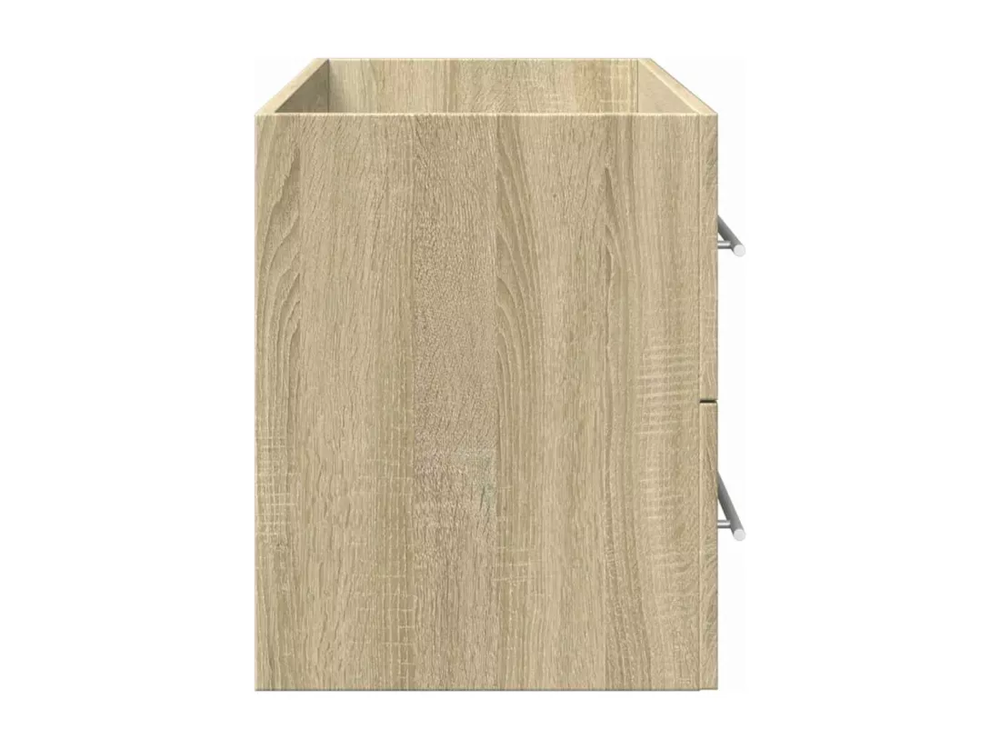 Armoire d'évier Chêne sonoma 100x38,5x48 cm Aggloméré