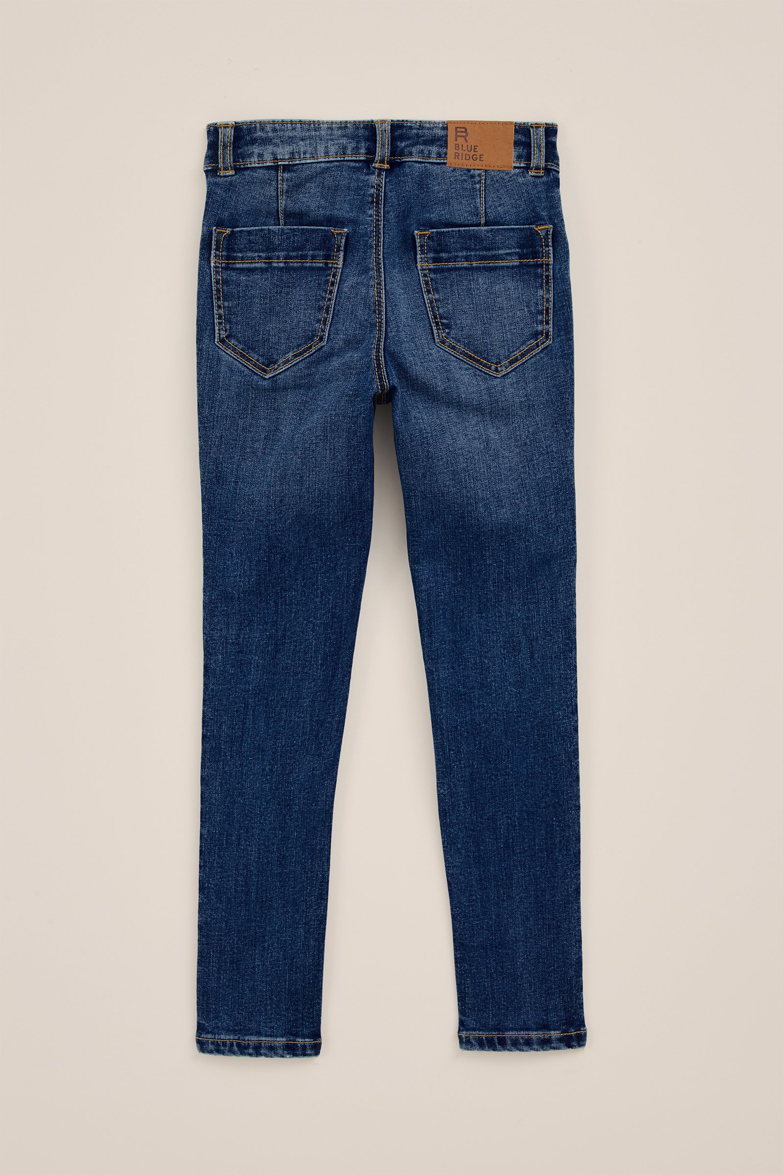 Meisjes super skinny jegging met stretch Blue Ridge Donkerblauw