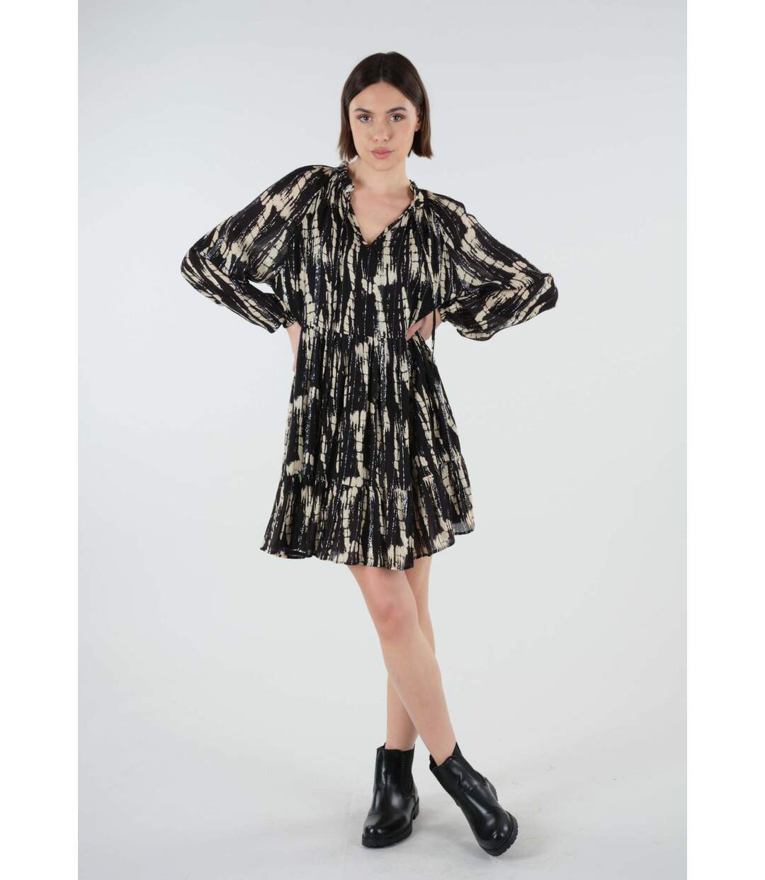 Robe imprimé graphique ZOFIA