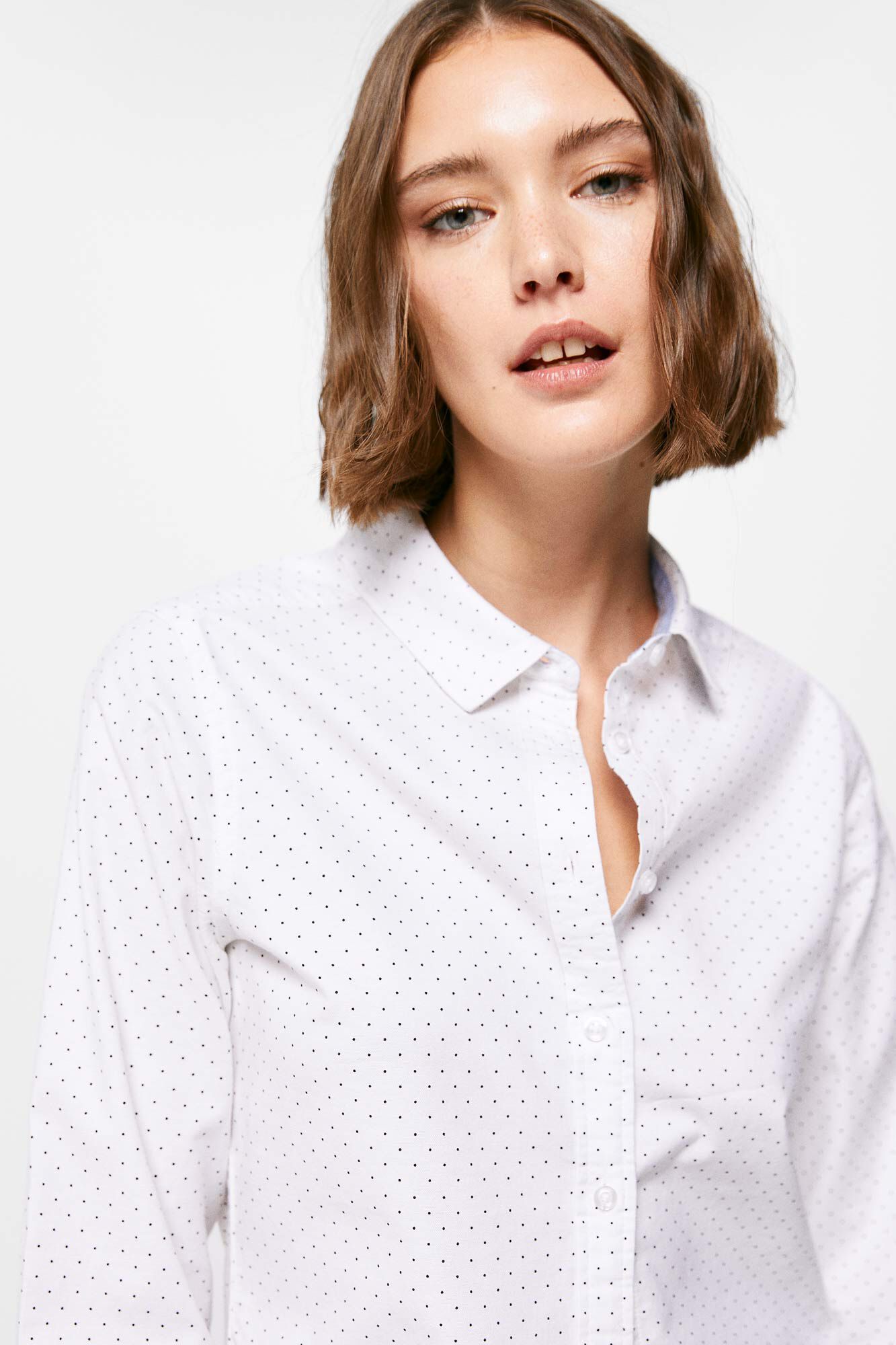 Camisa Oxford de Algodão
