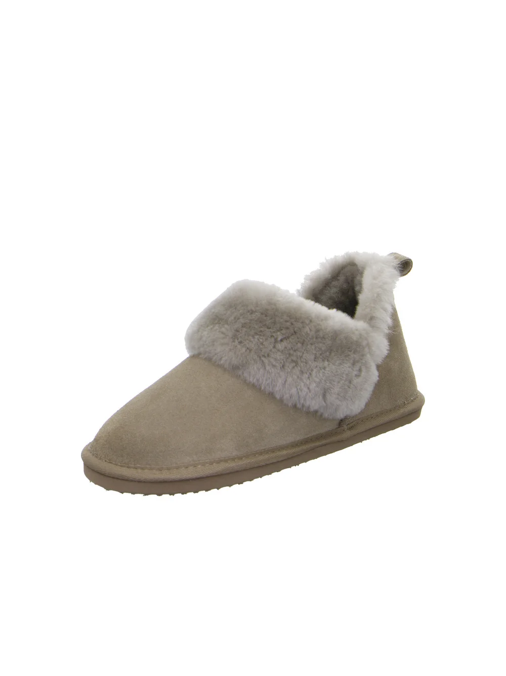 Hausschuh Cosy taupe