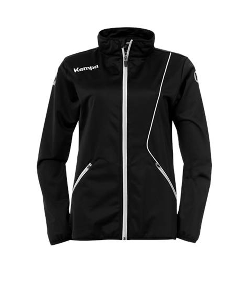 Kempa Curve Classic Jacket Damen Schwarz Weiss F04