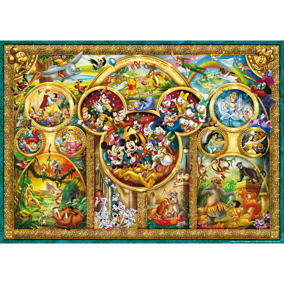 Ravensburger puzzel mooiste Disney thema's - 1000 stukjes