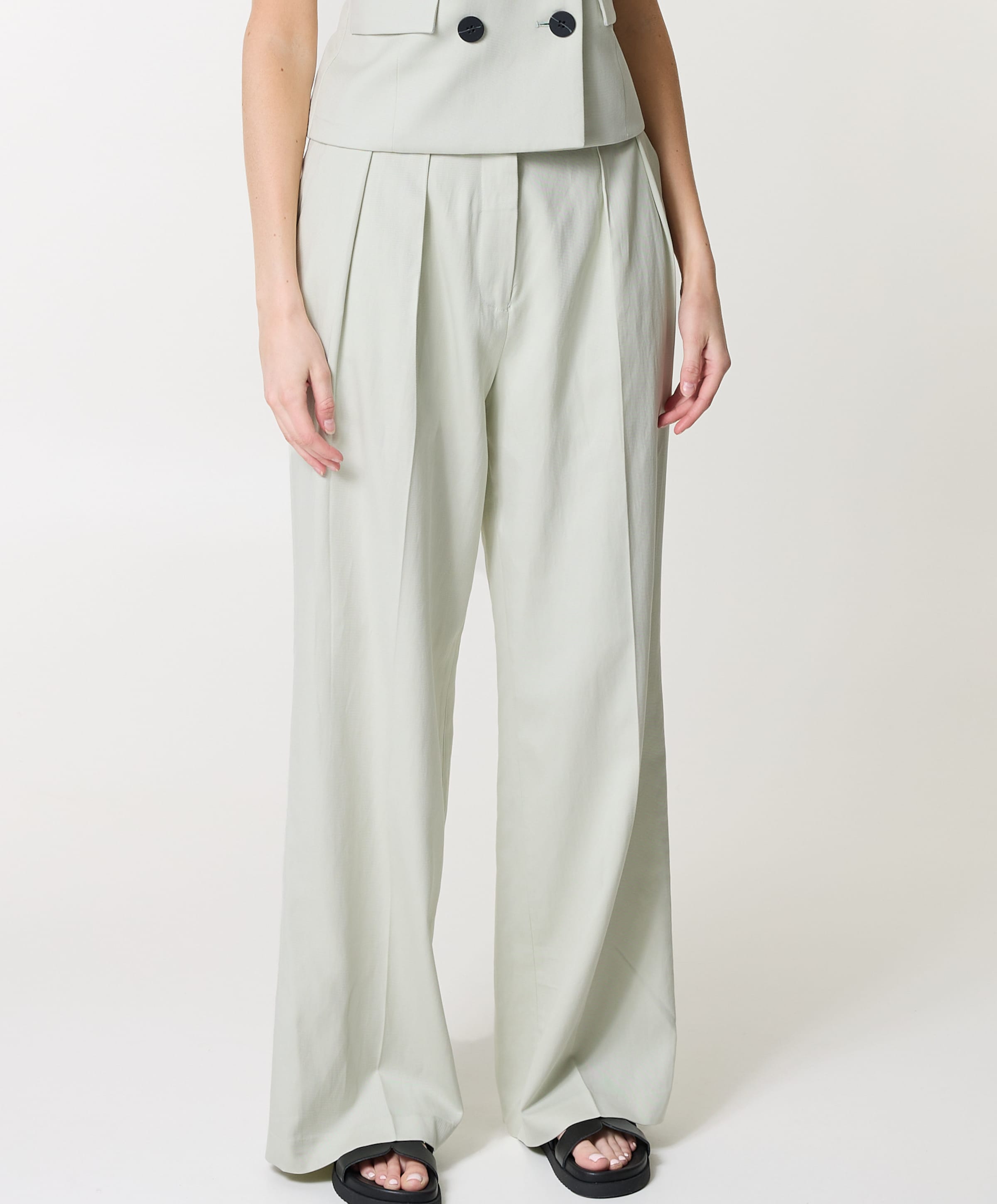 Cph Muse CMIVANNA dames broek groen