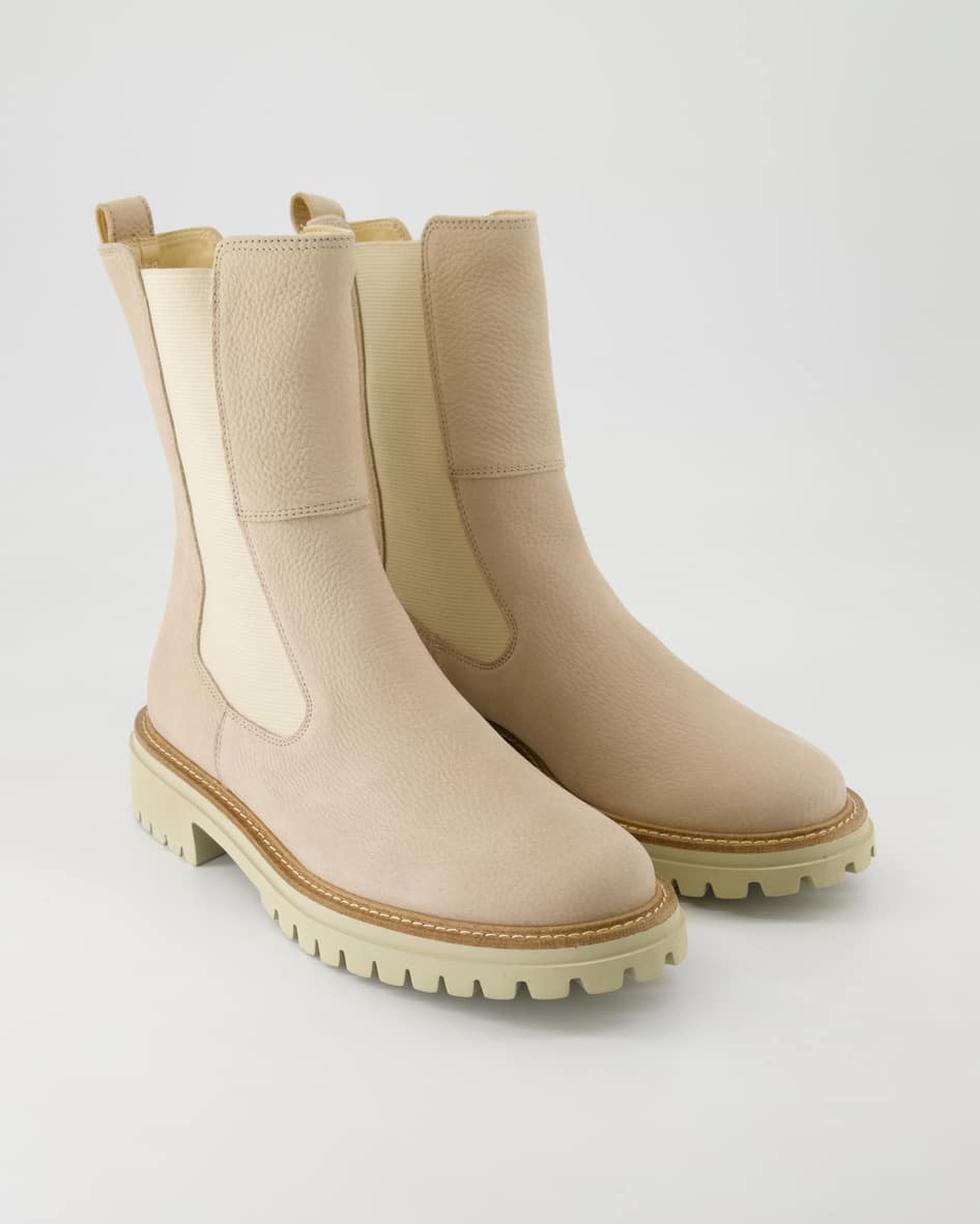 Paul Green 9836-042 Chelsea Boots in Beige