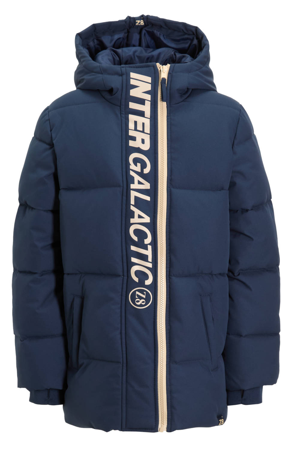 Z8 gewatteerde winterjas Idris donkerblauw