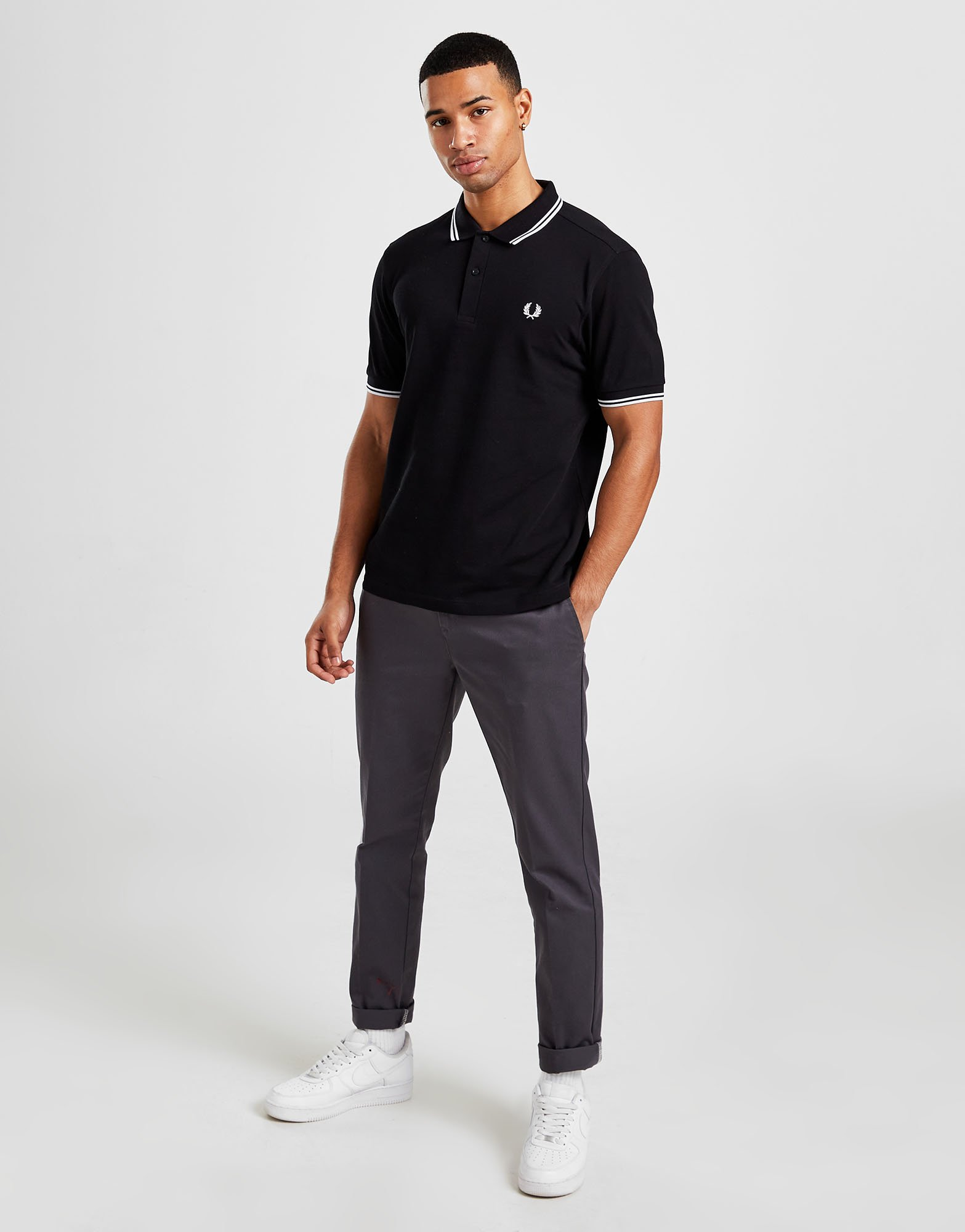 Fred Perry Polo Double Liseré Homme