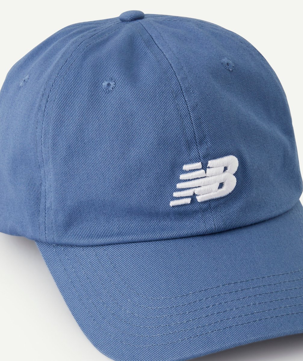 NEW BALANCECASQUETTE EN COTON BLEU AVEC LOGO