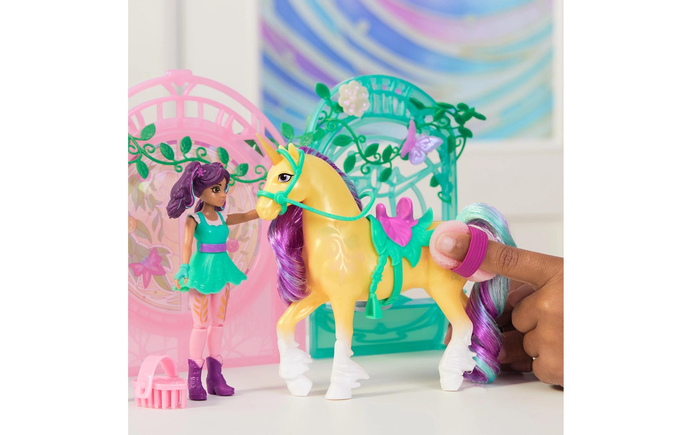 Unicorn Academy Ava und Leaf Stall-SetSpielset für Kinder