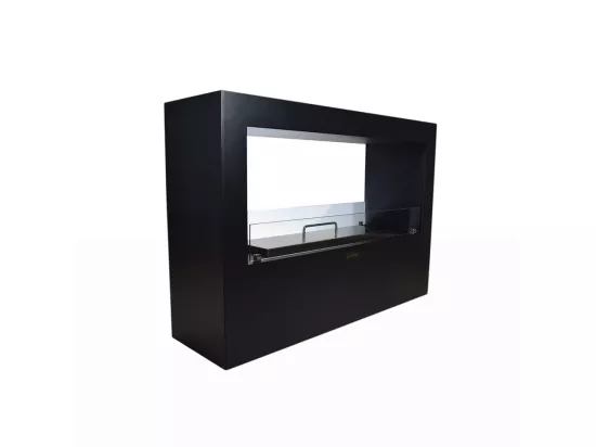 Cheminée à Bioéthanol Giotto S Noir 100x30x70