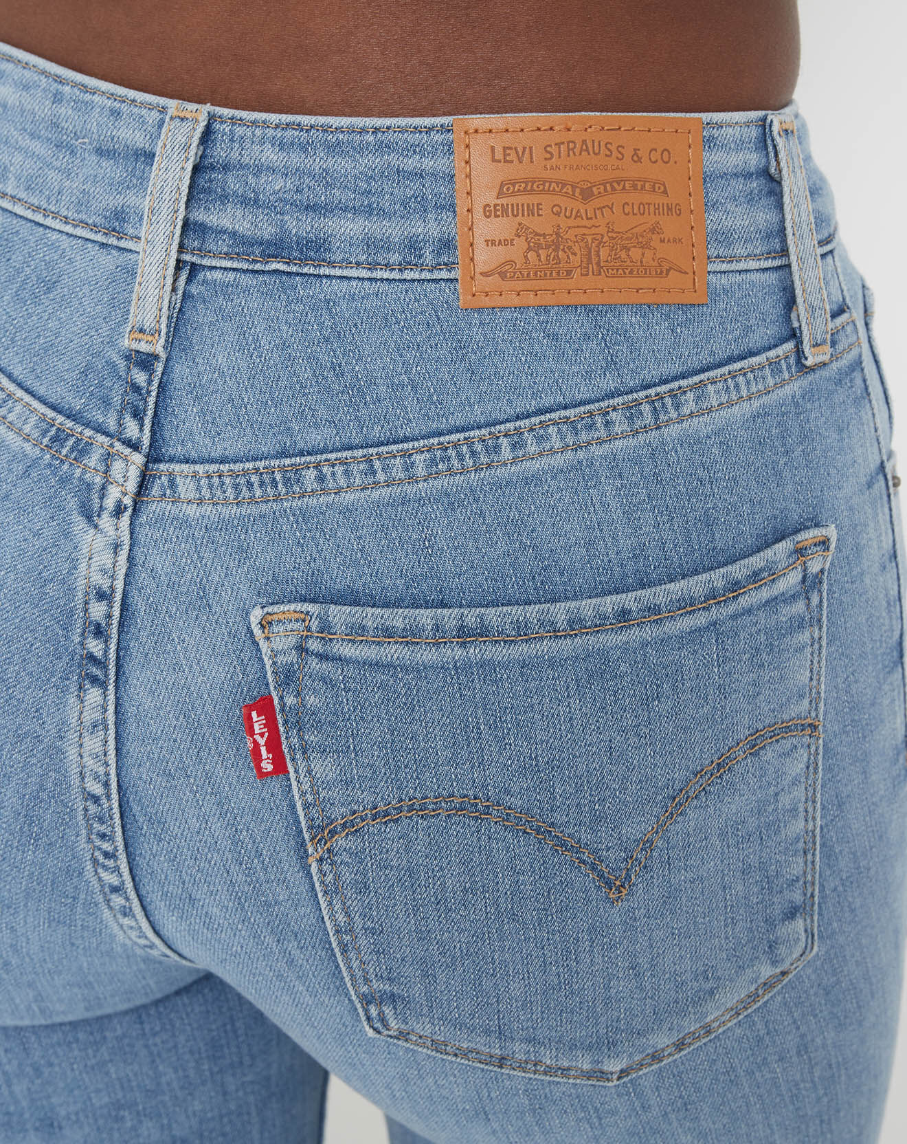 Levi's® Jean 721 Hi Rise Skinny bleu