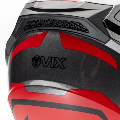 Casque Ovix TEXEL EVO - Noir / Rouge