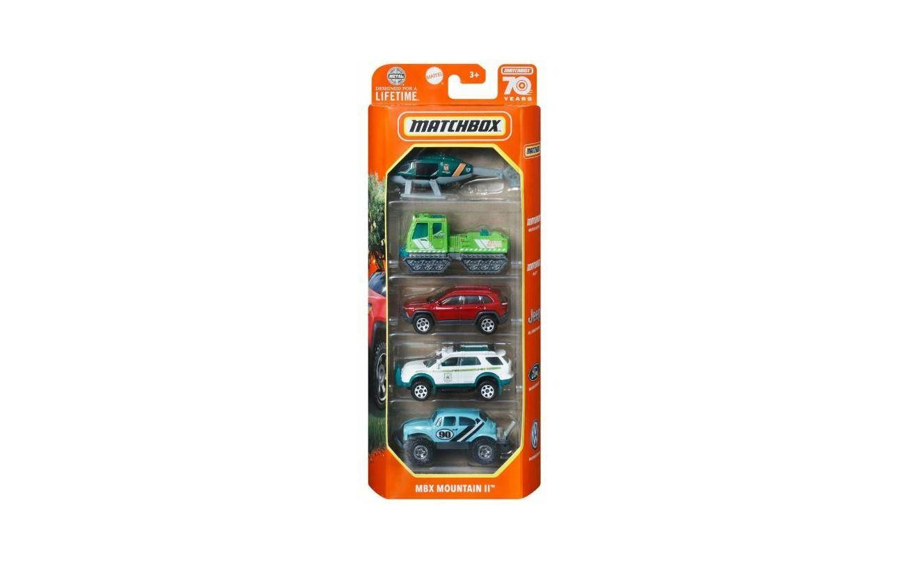 Matchbox 5-pack autootjes