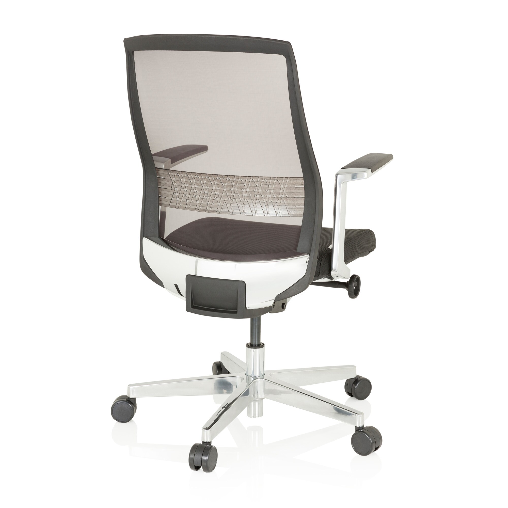 High End Bürostuhl FOUNTAINE PRO Stoff/Netzstoff mit Armlehnen hjh OFFICE